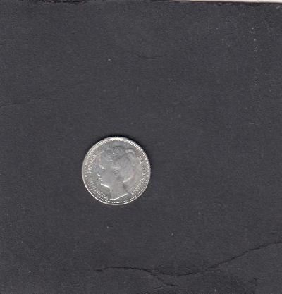 Beschrijving: 10 Cent WILHELMINA 